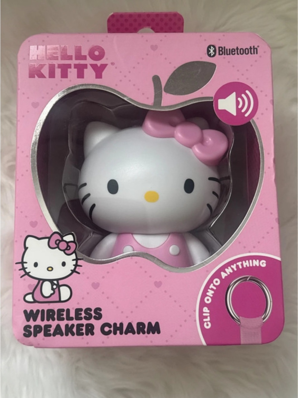Hello Kitty Pink and White Bluetooth Speaker Charm